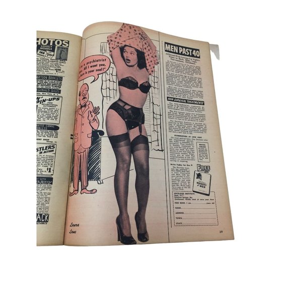 Vintage Beauty Parade "Four Lies About Blondes/Zing on A G-String" Magazine - Picture 13 of 16